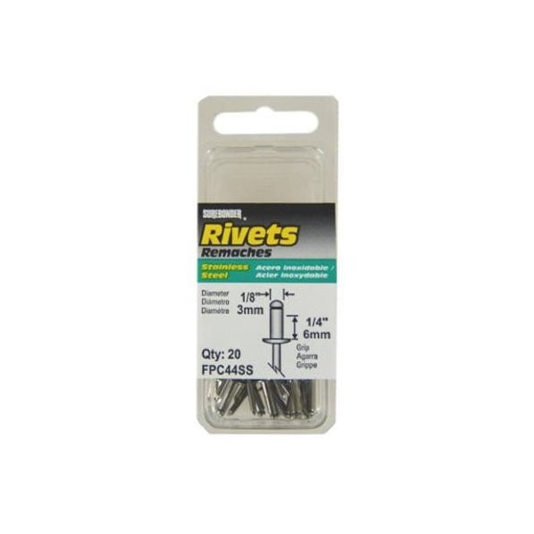 Fpc 20PK MED SS Rivet FPC44SS - main